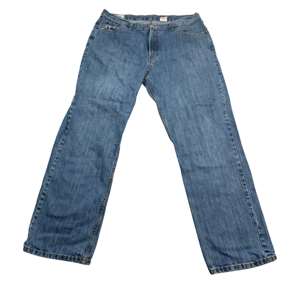 Stetson No 1520‎ Standard Straight Leg Jeans Mens 38x32 Blue Denim Rodeo Cowboy